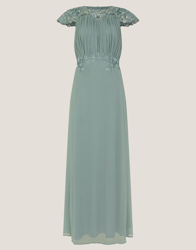 Elodie Lace Chiffon Bridesmaid Dress Green | Evening Dresses