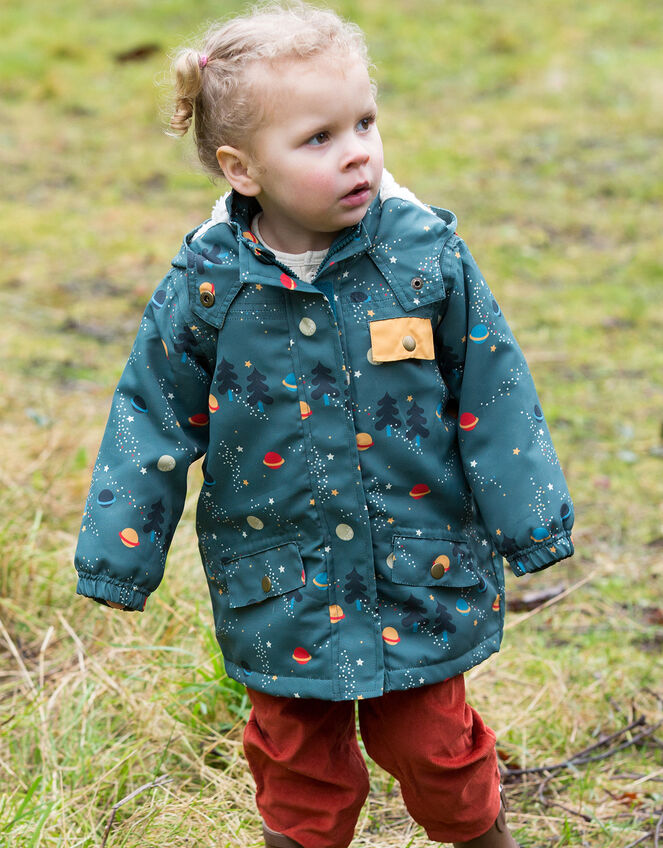 Little Green Radicals Higher Ground Waterproof Raincoat, Green (GREEN), large
