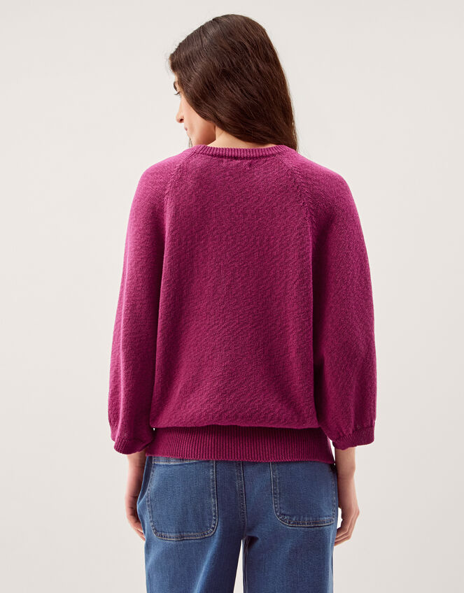 Codie ¾ Sleeve Jumper Pink