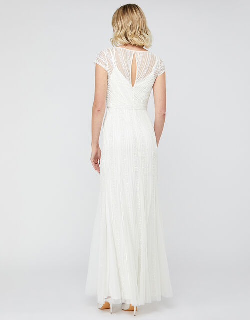 Monsoon – Nora Embellished Fishtail Bridal Dress Ivory Mariage Bohème MONSOON