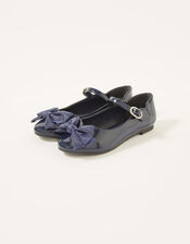 Kali Patent Shoes, Blue (NAVY), large