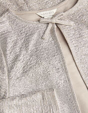 Imogen Shimmer Jacket and Jumpsuit Set, Silver (SILVER), large