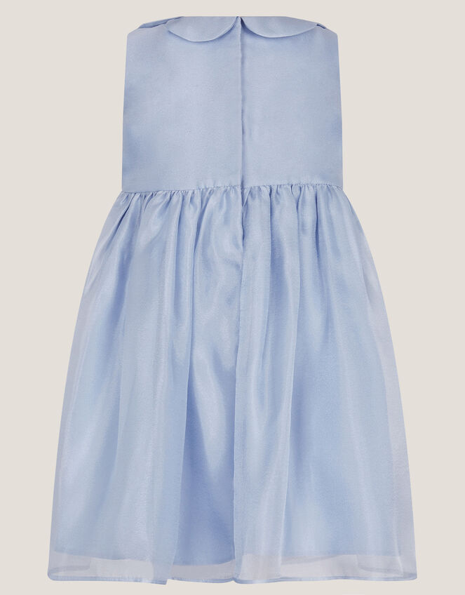 Baby Petal Collar Party Dress, Blue (PALE BLUE), large