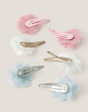 6-Pack Corsage Flower Hair Clips, , large