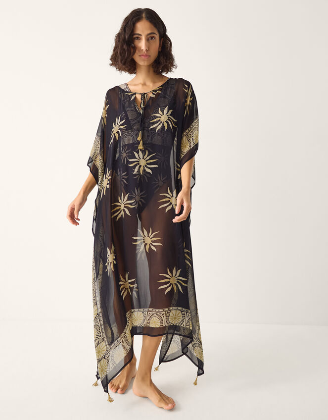 Tashie Sun Print Maxi Kaftan, , large