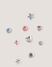 12-Pack Gemstone Stick On Earrings , , large