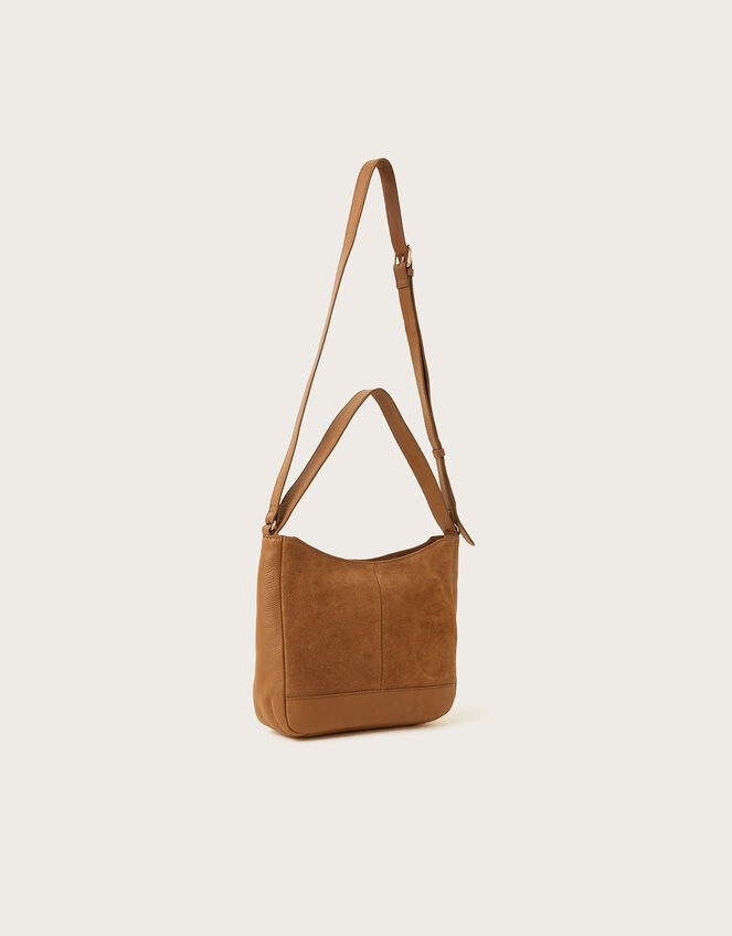 Leather Shoulder Bag, , large