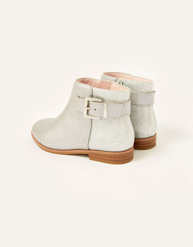 Shimmer Ankle Boots , Silver (SILVER), large