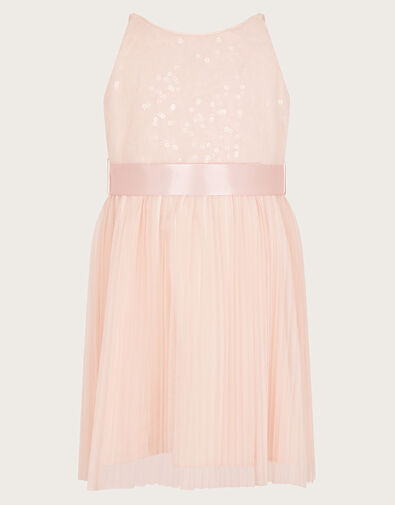 Baby Keita Sequin Pleated Dress, Pink (PINK), large