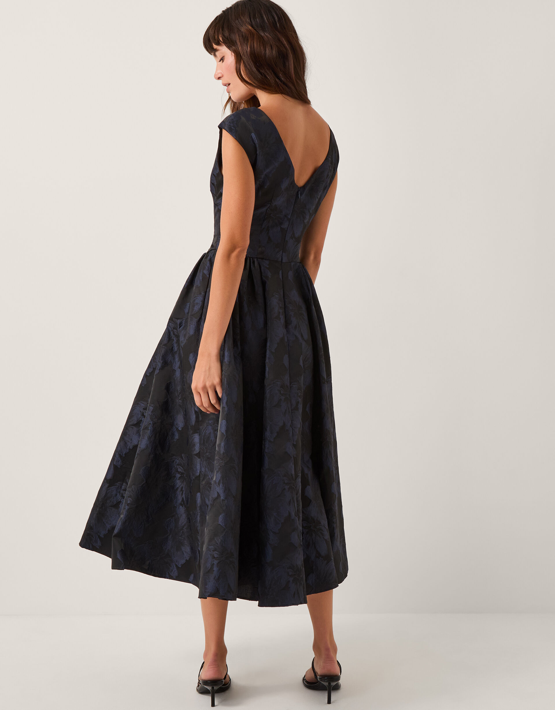 Herlipto Classic Floral Jacquard Dress 新品 Classic Floral