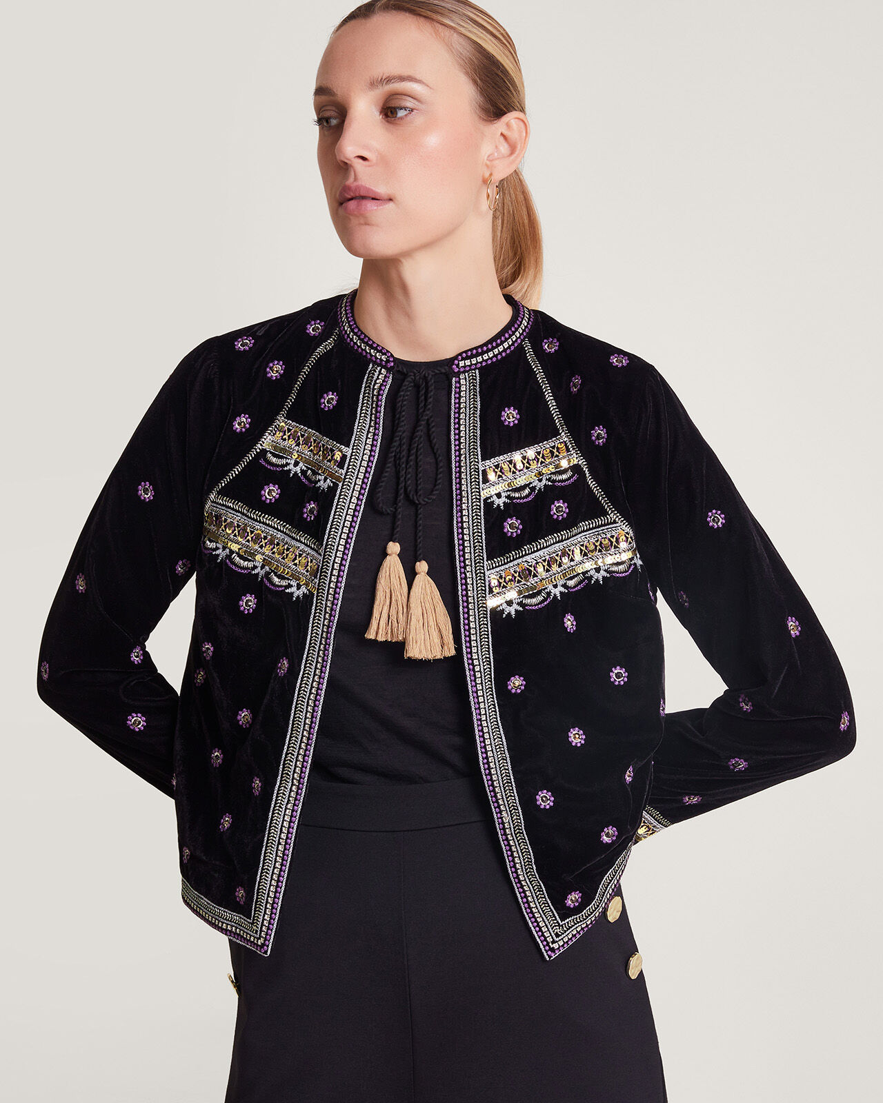Embellished jacket uk hotsell