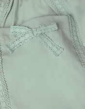 Lace Trim Barrel Trousers, Green (GREEN), large