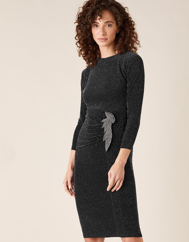Gabriella Sparkle Dress, Black (BLACK), large