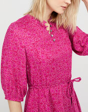 Manilla Printed Dress in LENZING™ ECOVERO™, Pink (PINK), large