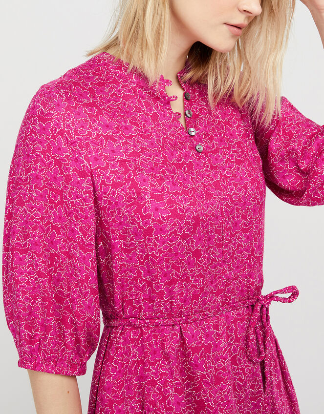 Manilla Printed Dress in LENZING™ ECOVERO™, Pink (PINK), large