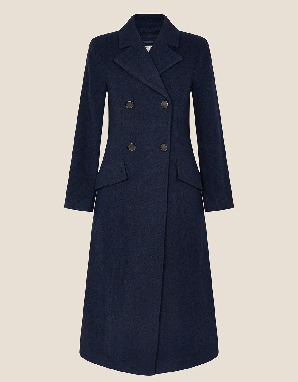 Jamie Military Coat Blue | Women's Coats | Monsoon UK.