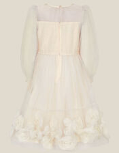 Remi Rose Appliqu&eacute; Glitter Party Dress, Gold (GOLD), large