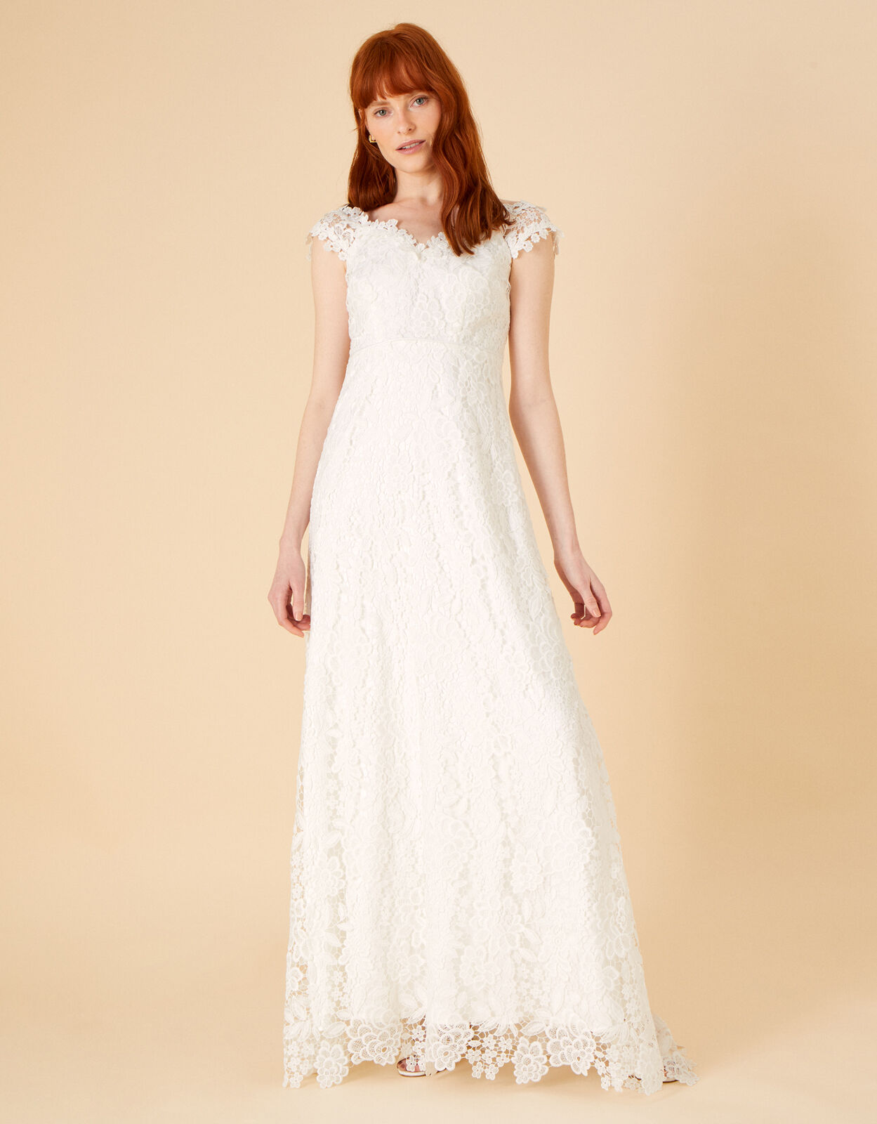 Cassandra Lace Bridal Maxi Dress Ivory Wedding Dresses Monsoon UK