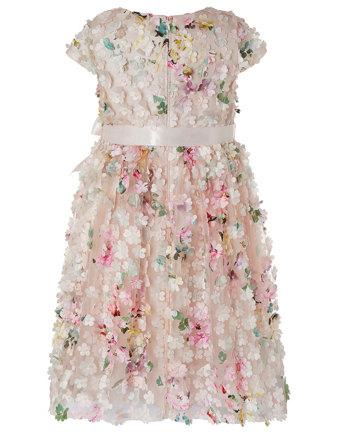 Florence 3D Flower Occasion Dress, Pink (PINK), large