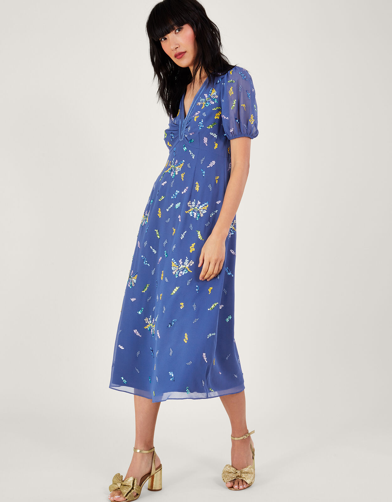 Monsoon opal 2025 print tea dress
