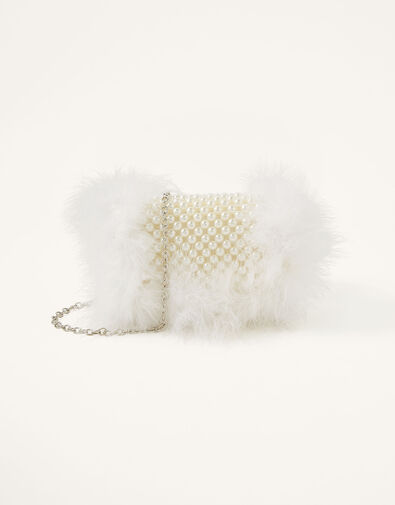 Showtime Fluffy Pearl Bag, , large