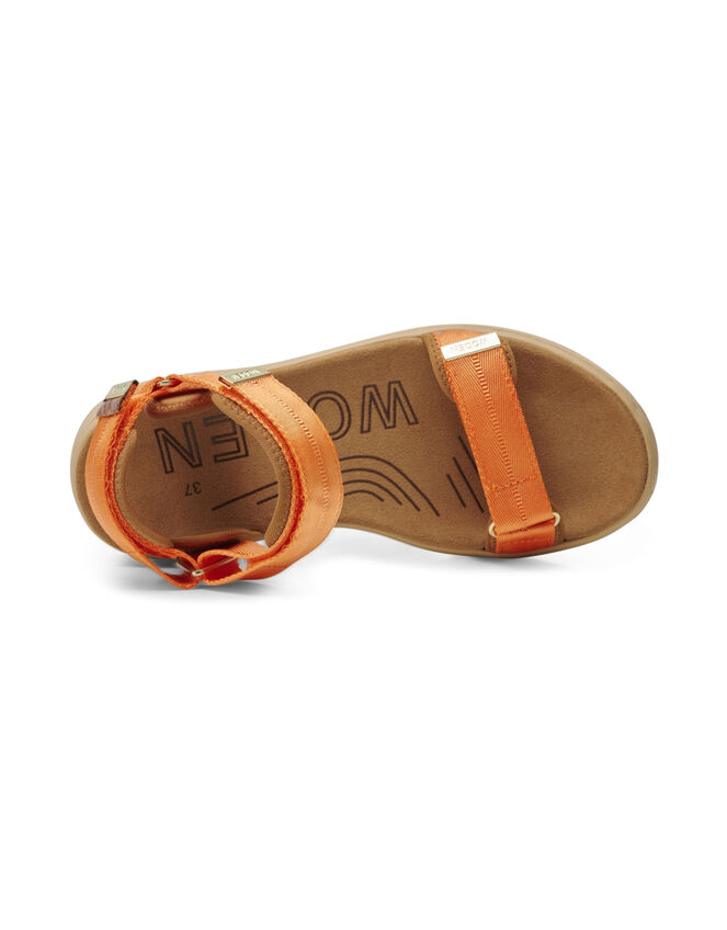 Woden Platform Sandals, Orange (ORANGE), large