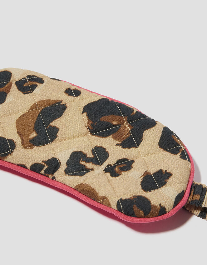 Leopard Eye Mask Leopard Print Eye Mask Natural | Face & Body | Monsoon UK.