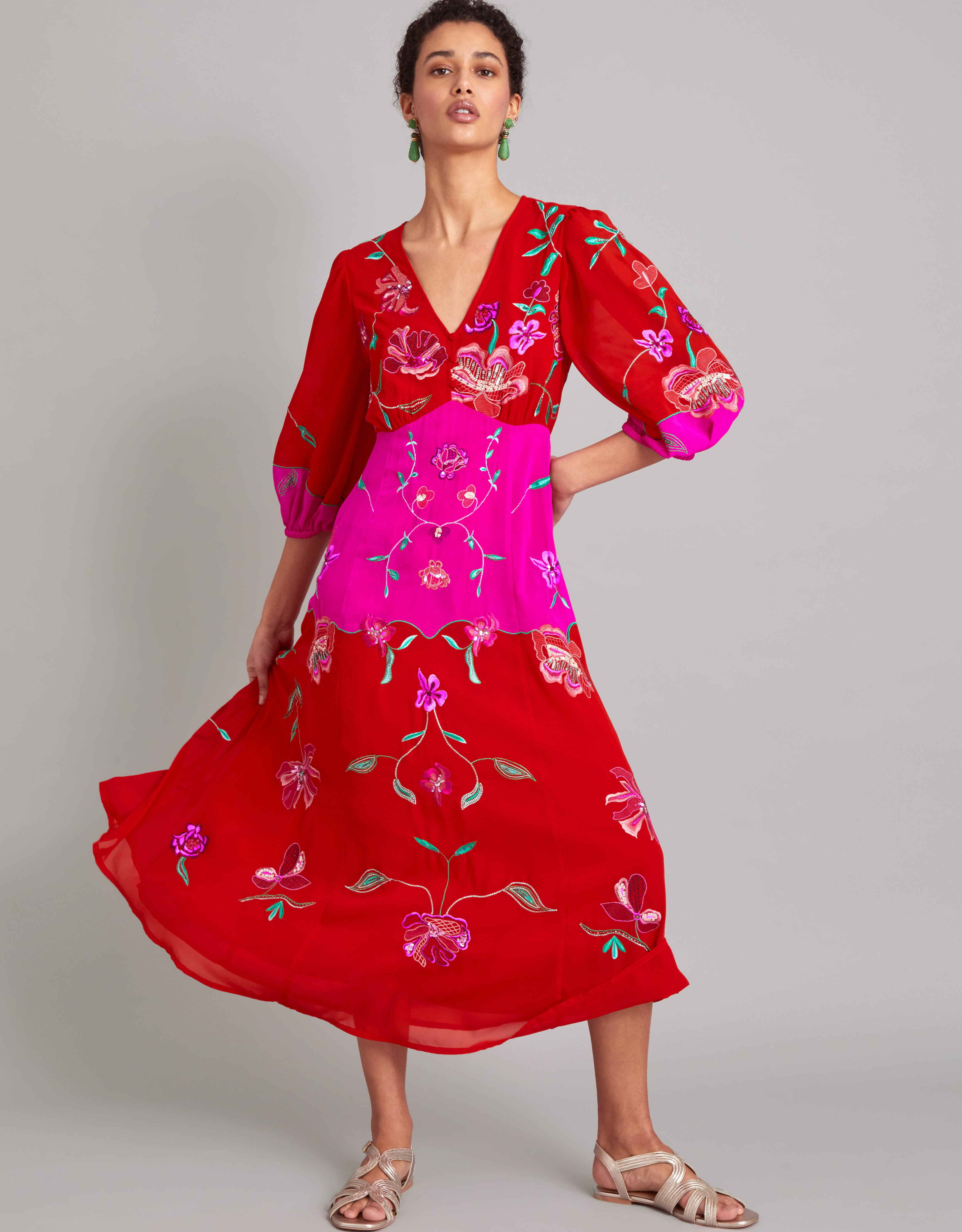 Monsoon martella dress top