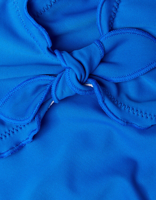 Frill Bikini Set, Blue (BLUE), large