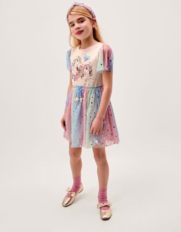 Monsoon x My Little Pony Disco Dress, Pink (PINK), large