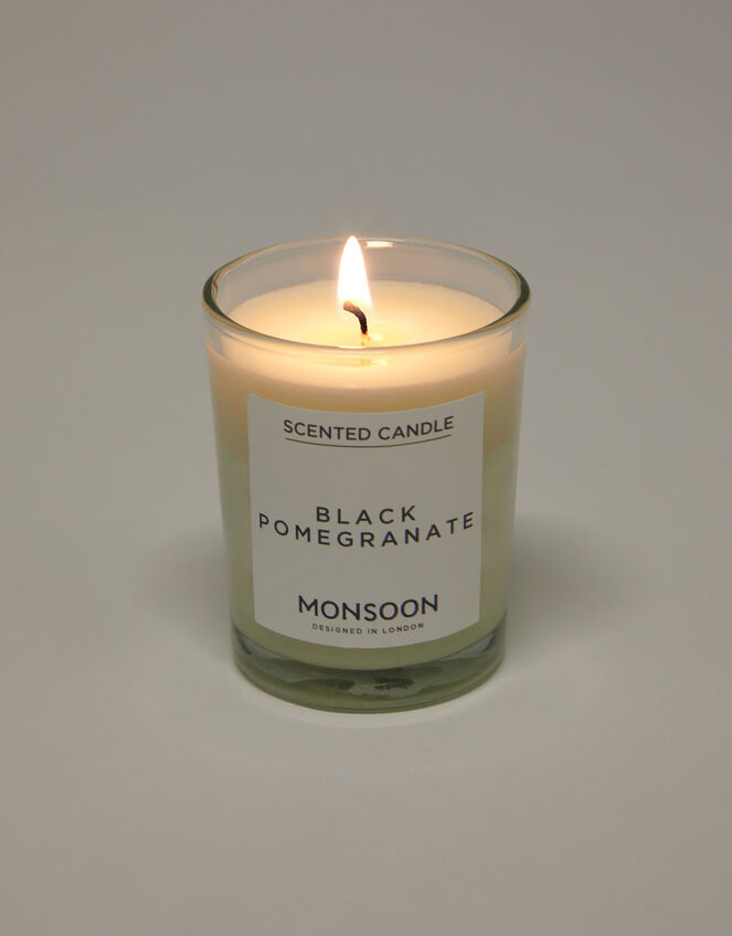 Small Black Pomegranate Scented Candle Candles & Home Fragrance
