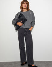 Sable Star Embellished Jumper , Grey (GREY), large