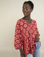 East Lucinda Top, Red (RED), large