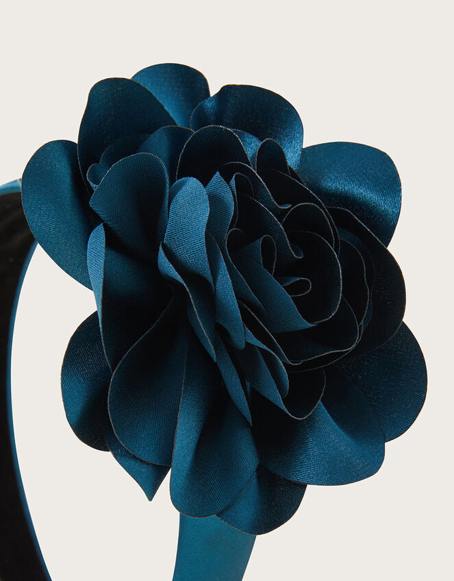 Corsage Headband, Teal (TEAL), large