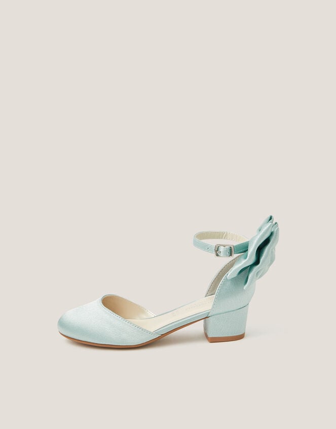 Sara Bow Two Part Heels, Green (SAGE), large