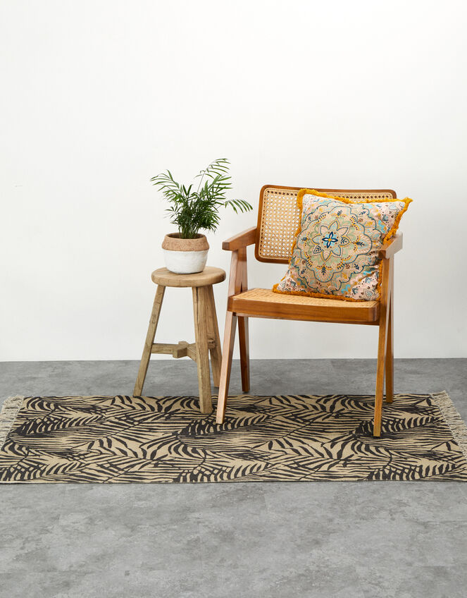 Leaf Printed Rug, , large