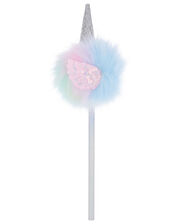 Rainbow Unicorn Pom Pencil, , large
