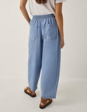 Jade Lightweight Barrel Jeans, Blue (DENIM BLUE), large