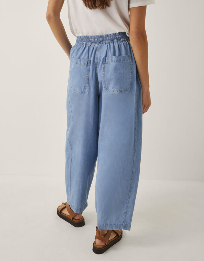 Jade Lightweight Barrel Jeans, Blue (DENIM BLUE), large