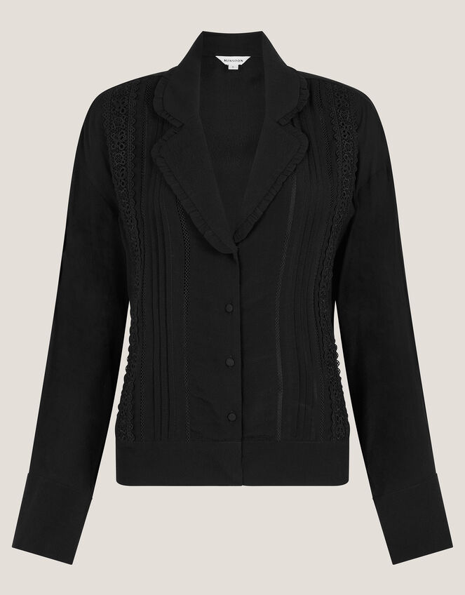 Tamara Lace Blouse, Black (BLACK), large