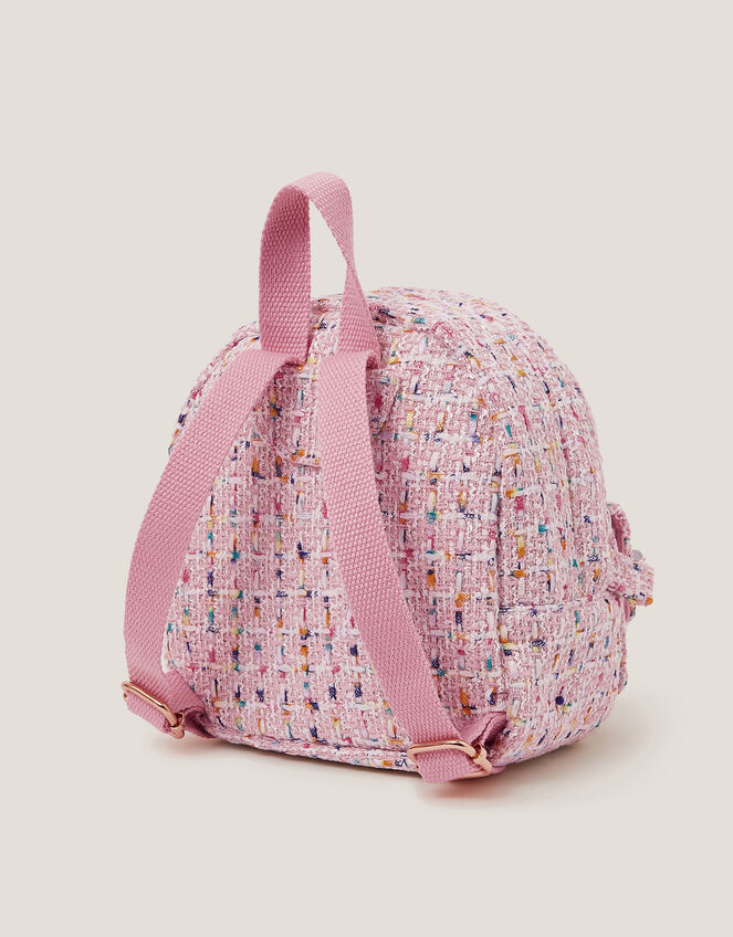 Mini Flower Boucle Backpack, , large