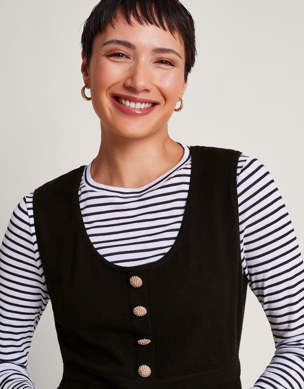 ワンピース Apolina 2025ss / Bessie Pinafore Cotton woven embroidered dress vintage inspired child. – Apolina