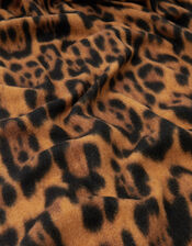 Lottie Leopard Print Scarf, , large