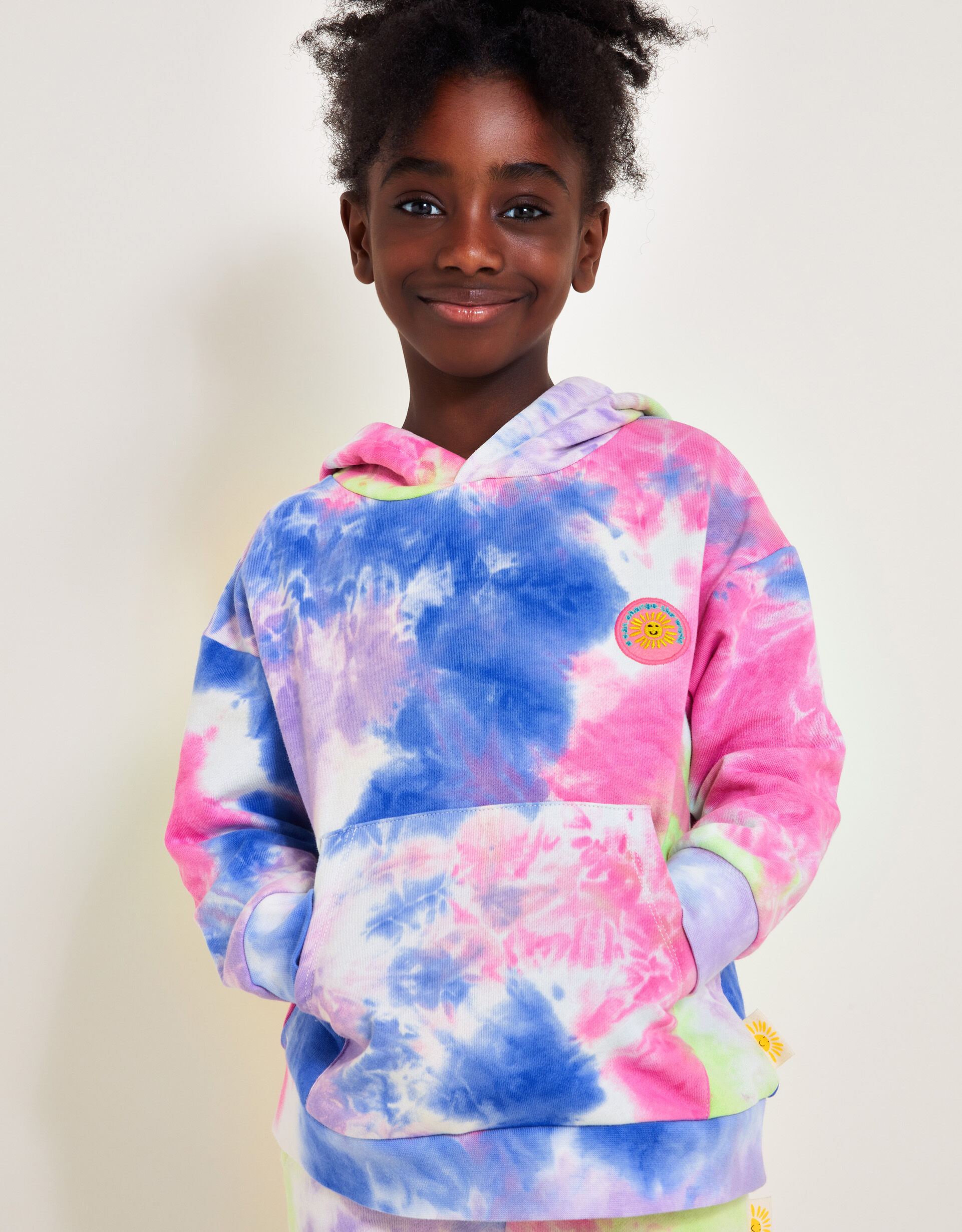 Oversized Tie Dye Hoodie Multi Girls Cardigans Monsoon UK