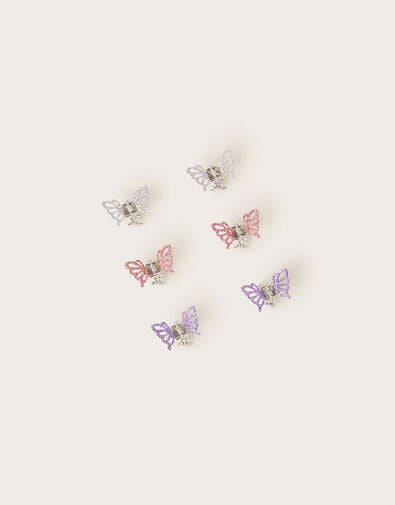 Glitter Butterfly Claw Clips 6 Pack, , large