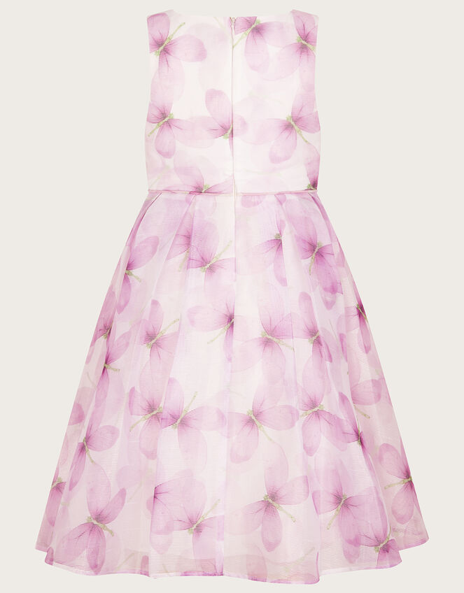 Dragonfly Print Dress, Purple (PURPLE), large
