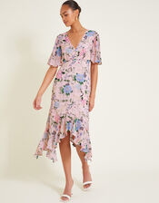 Sisi Floral Print Dress, Pink (BLUSH), large