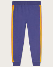 Side Stripe Joggers, Blue (BLUE), large