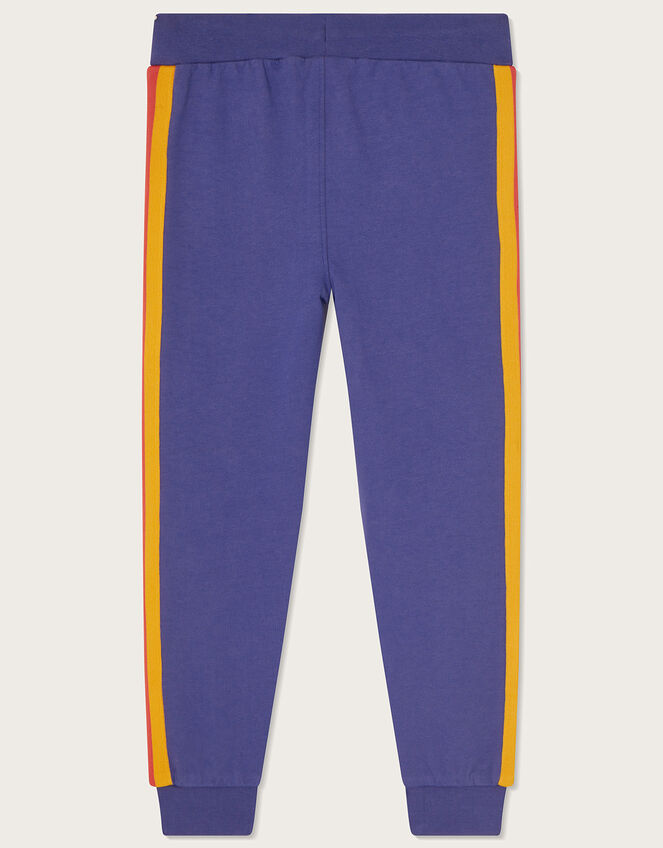 Side Stripe Joggers, Blue (BLUE), large