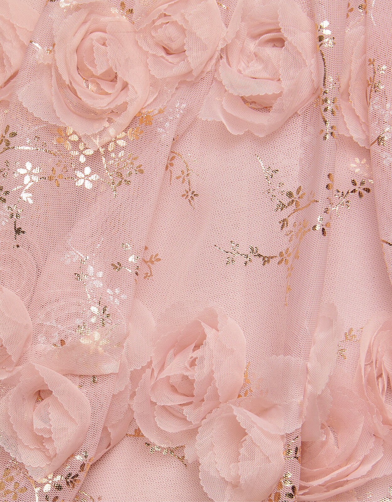 Ella Rose Sequin 3D Dress Pink
